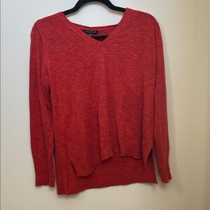 Eileen Fisher Red Long Sleeve Top